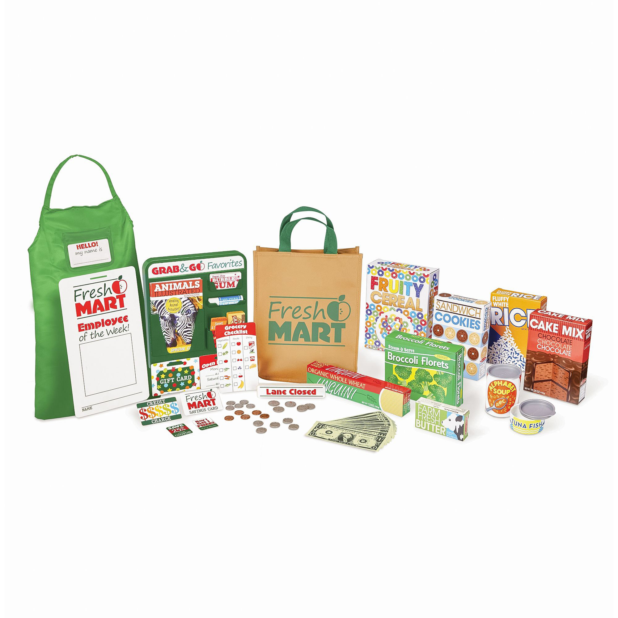 Melissa Doug Grocery Companion Play Food Set Reviews Wayfair